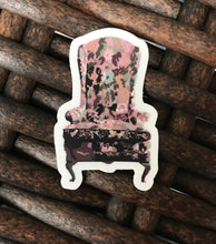 Load image into Gallery viewer, Vinyl Sticker - Shane’s Thinking Chair - Small/ light Colors
