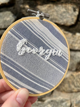 Load image into Gallery viewer, 4 inch Georgia Hand Lettered Embroidered Hoops (3 Options)
