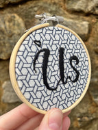 3 Inch Hand-Embroidered 