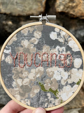 Load image into Gallery viewer, 4 inch &quot;You Can Go&quot; Snarky Hand-Embroidered Art Hoop
