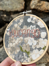 Load image into Gallery viewer, 4 inch &quot;You Can Go&quot; Snarky Hand-Embroidered Art Hoop
