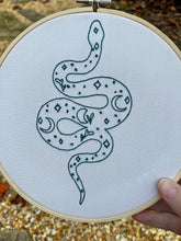 Load image into Gallery viewer, 8&quot; Mystical Palmistry Drawings Hand-Embroidered Hoops (3 Options)

