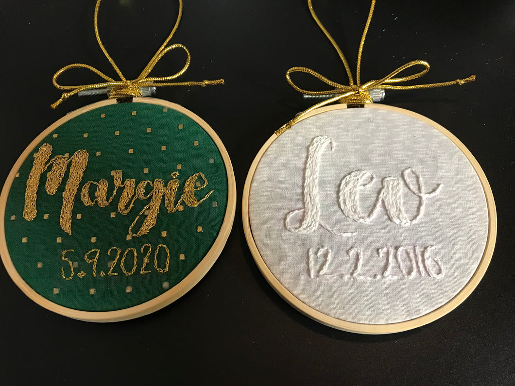 4” Custom Ornaments (email or DM to discuss)