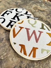 Load image into Gallery viewer, 6&quot; Book Letters Hoop
