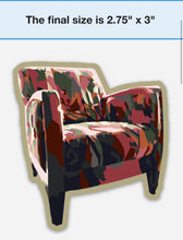 Load image into Gallery viewer, Vinyl sticker- Mac’s Roswell Retreat Chair

