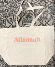 Load image into Gallery viewer, Peach Atlannuh hand embroidered Tote bag
