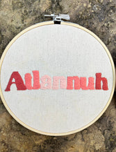 Load image into Gallery viewer, 6&quot; Atlannuh Embroidered Hoops (2 Color Options)
