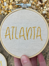Load image into Gallery viewer, 4&quot; Atlanta Embroidered Hoops
