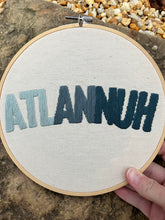 Load image into Gallery viewer, 8 Inch &quot;Atlannuh&quot; Gradient Hand-Embroidered Art Hoops
